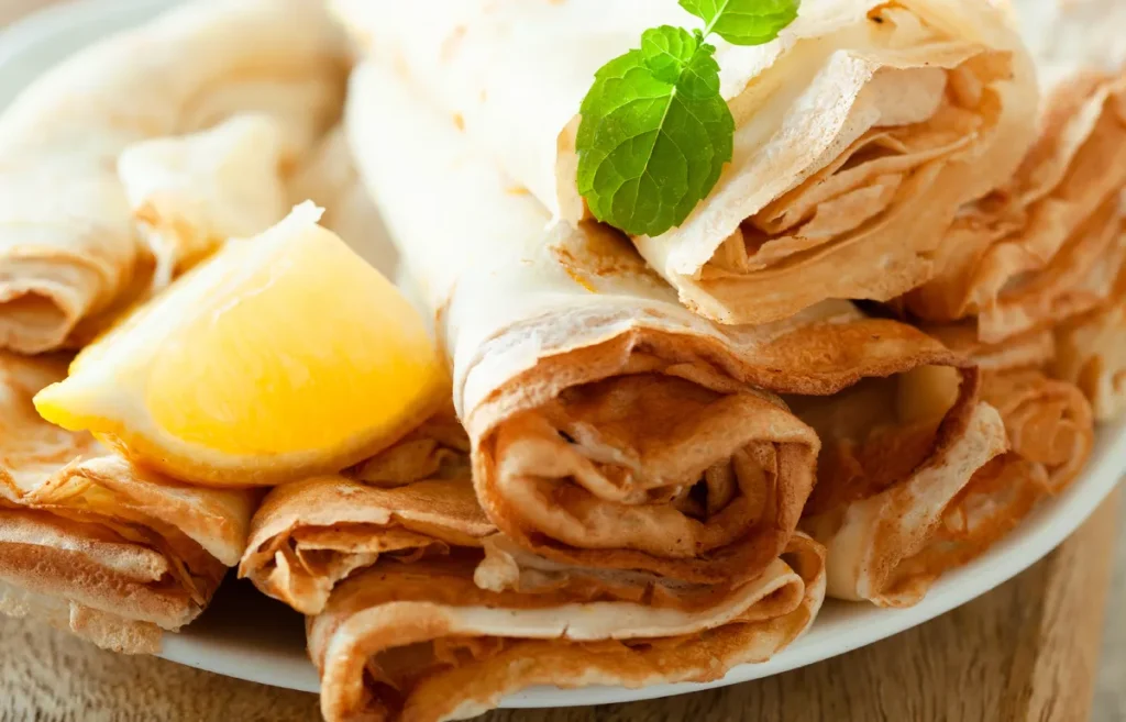 crepes al miele e limone