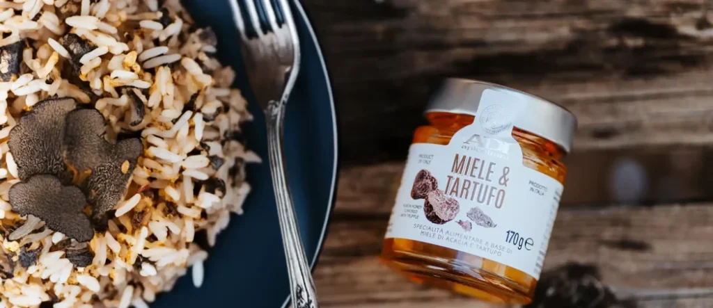risotto miele e tartufo