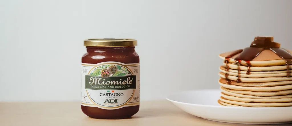 Miele di castagno nel pancake